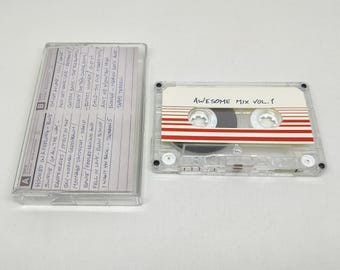 Guardians of the Galaxy Awesome Mix Vol. 1 Cassette Tape | Marvel Movie Soundtrack