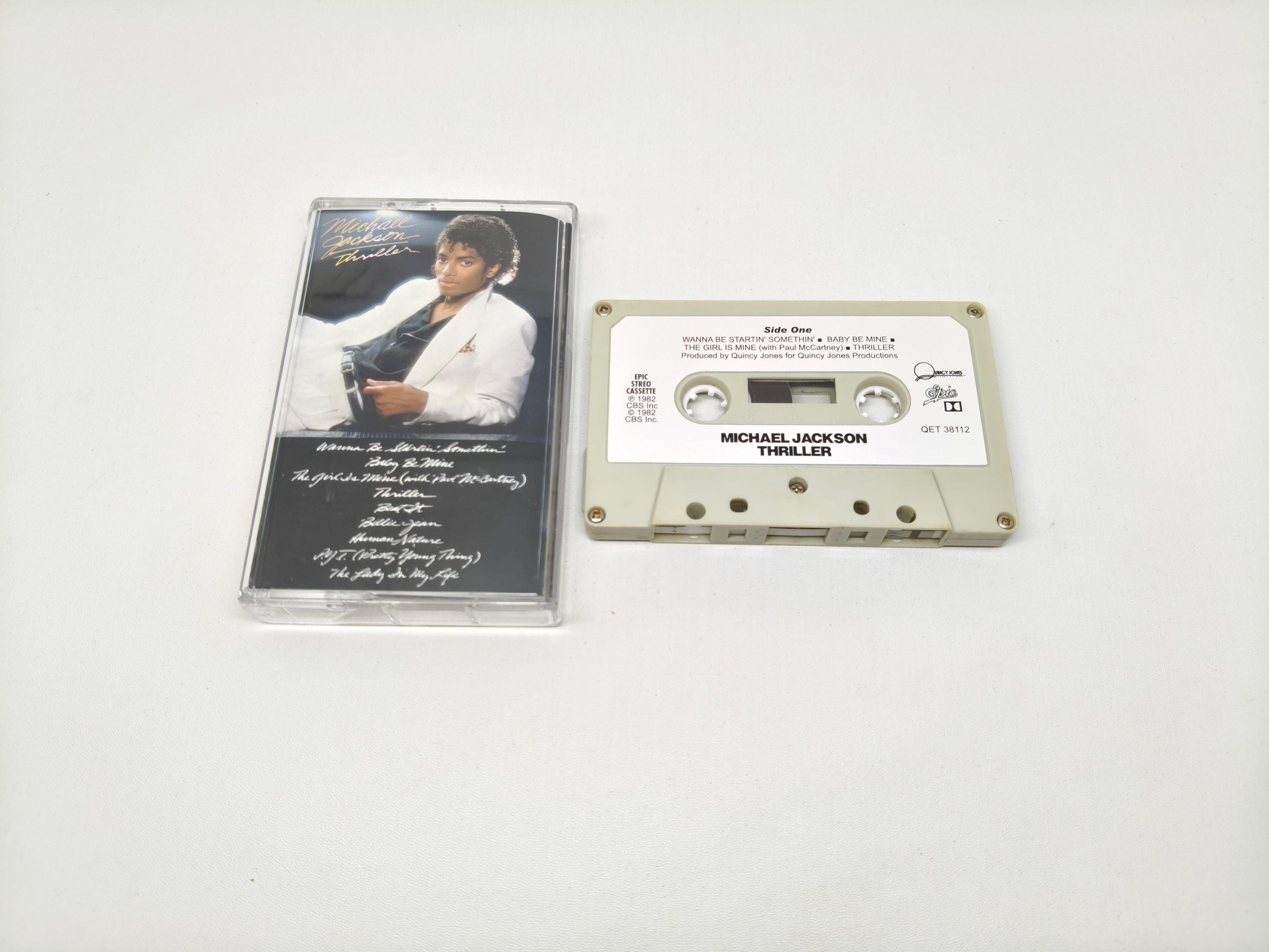 Michael Jackson - Thriller Cassette Tape Legendary Pop R & B Classic Album