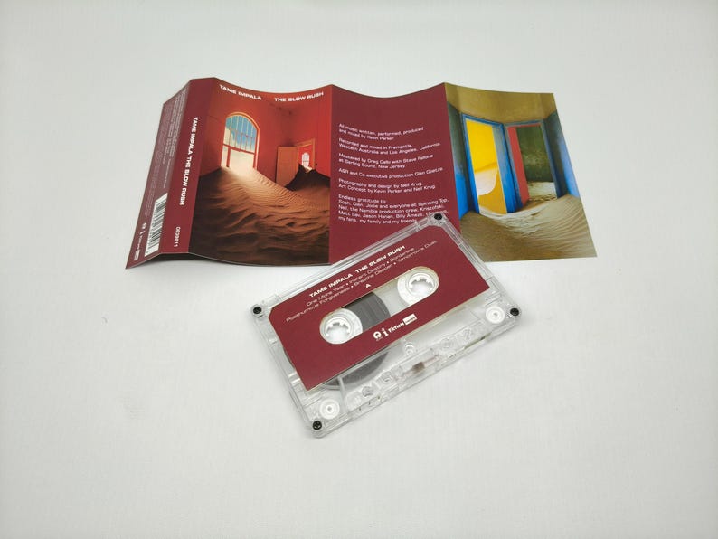 Tame Impala – the Slow Rush Cassette Tape | 2020 Psychedelic Pop Album ...