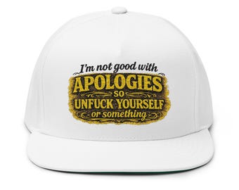 Gorra de visera plana (bordada)