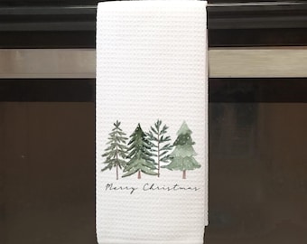 Pine tree hand towels hotsell
