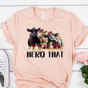 Herd That Funny Crazy Heifer Funny Cow Farm Tee Novelty T-Shirt
