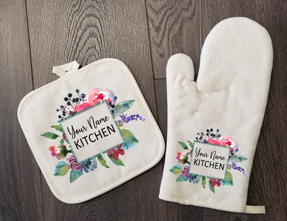 Brittany Oven Mitt and Pot Holder