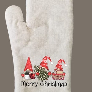 YAEL Torchons De Noël 2 Pièces Gnome Stripe