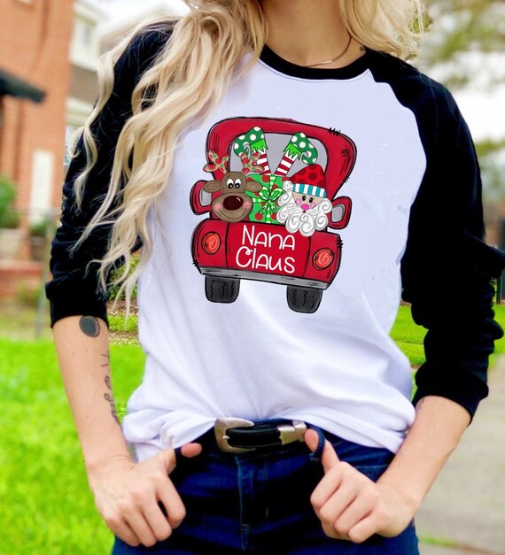 Nana Claus Merry Christmas Truck With 