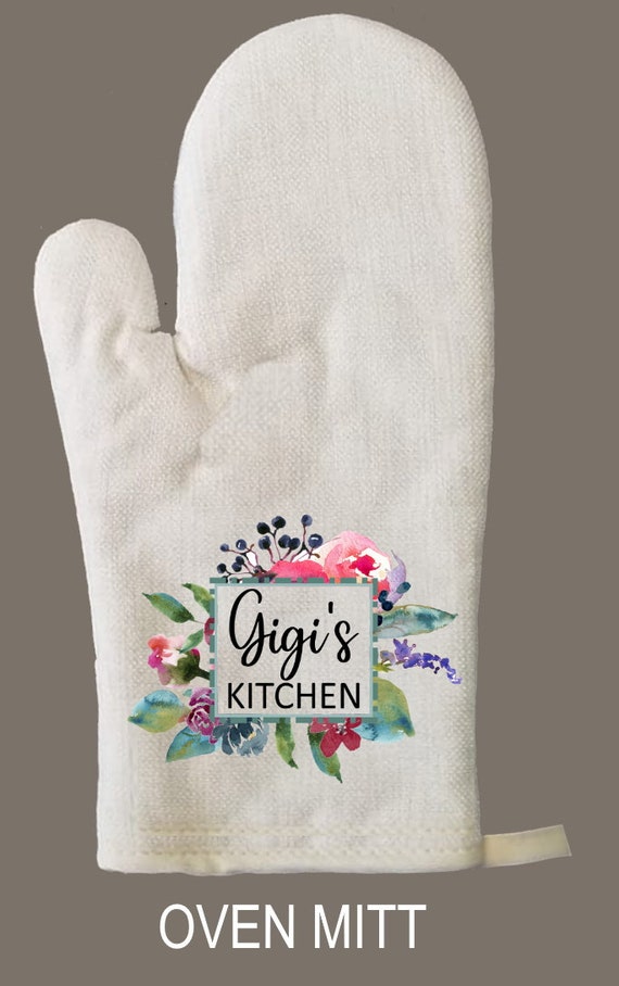 Personalized Oven Mitt Pot Holder Kitchen Gift for Hostess Gifts Bridal  Shower Baby Shower Baking Gift Mom Gift Mothers Day (EB3438FDO)