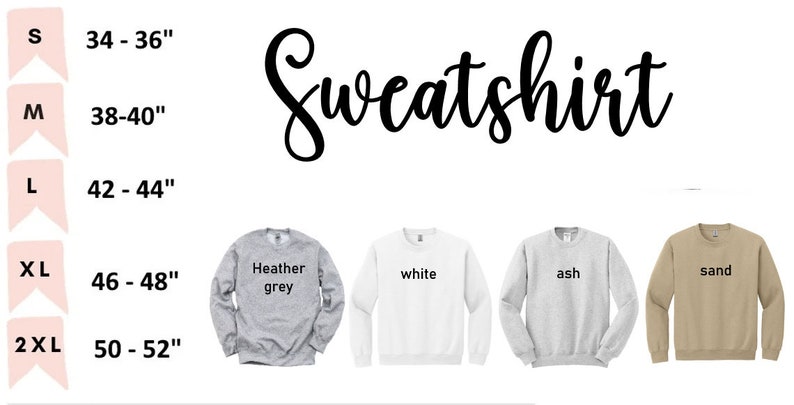 a white sweater with the words sweatshirt on it