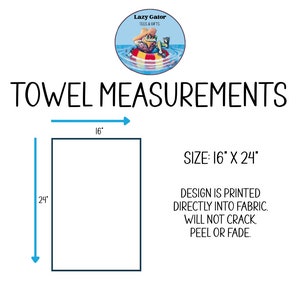 Highland Cow Personalized Dish Towel - Floral Cow Towel Kitchen Decor - New Home Gift Farm Decorations house Decor Towel image 3