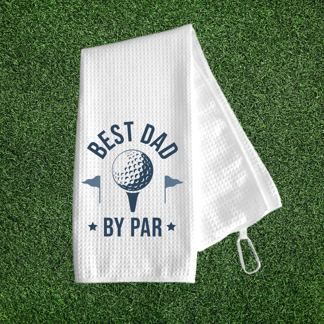 Best Dad By Par Golf Towel