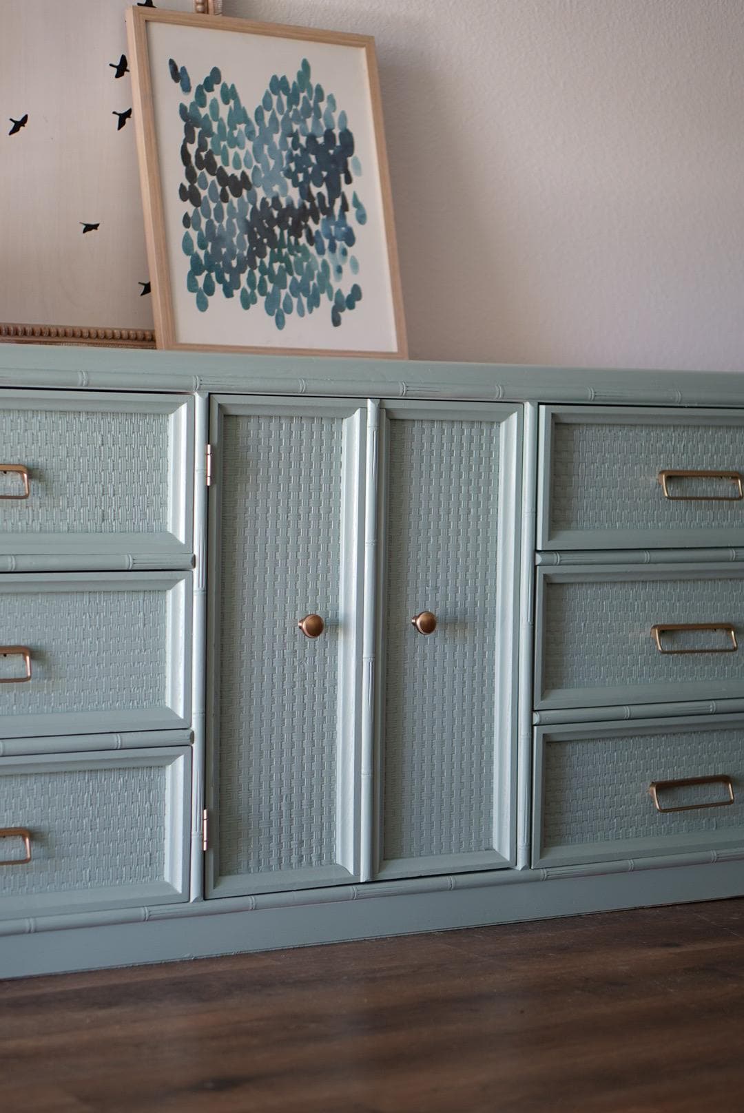 Blue Dresser Bamboo - Etsy