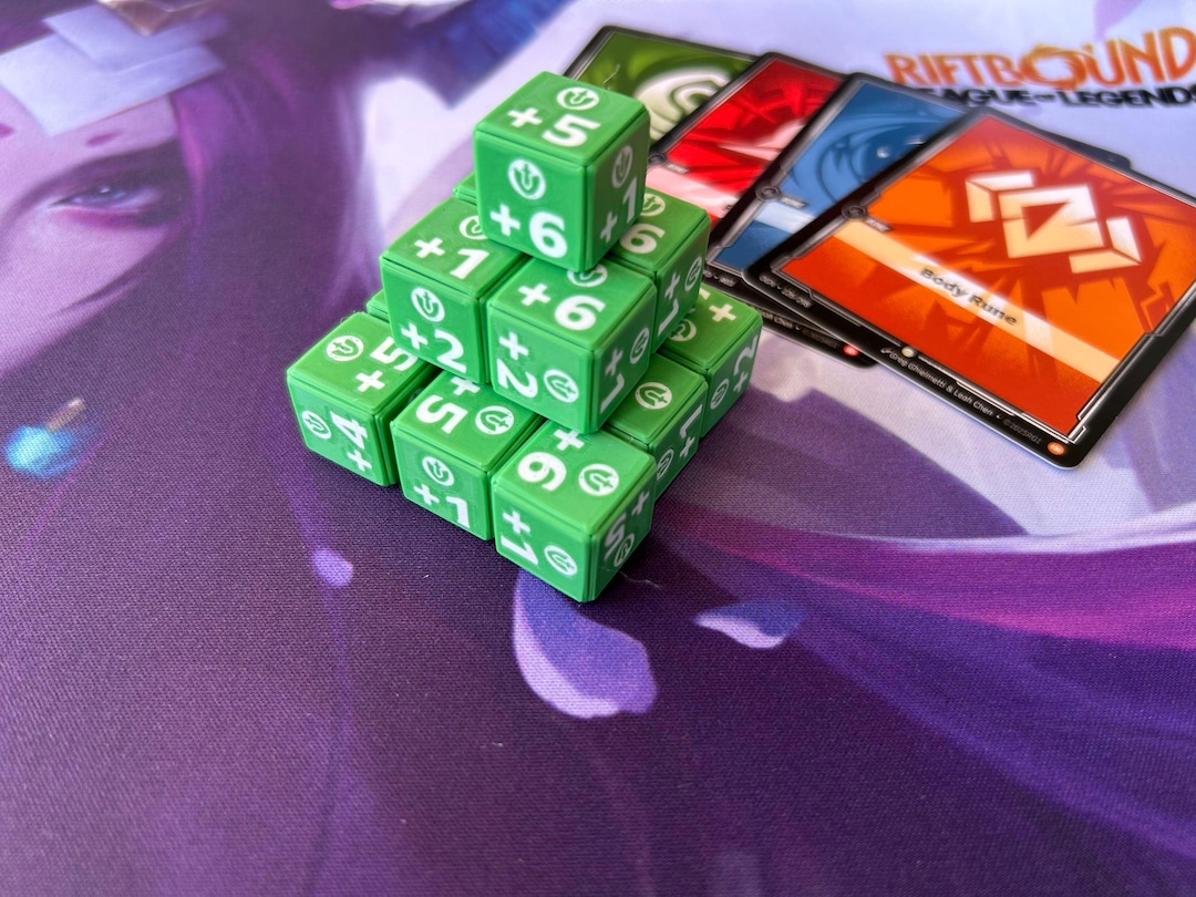 Fancy Riftbound Dice Riftbound: League of Legends TCG Tracker Dice - Might Increase - Etsy
