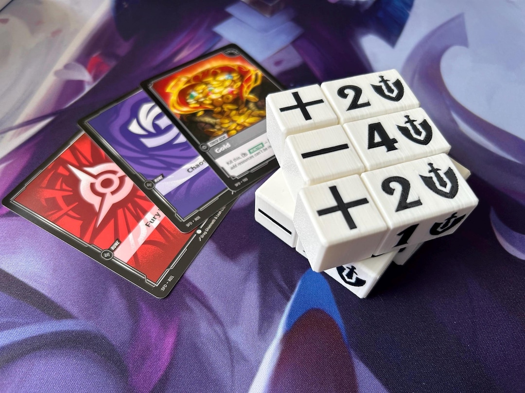 Fancy Riftbound Dice Riftbound: League of Legends TCG Might Tracker Dice for Streaming - Etsy