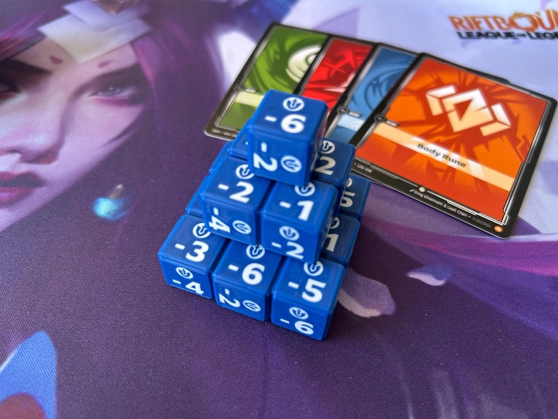 Fancy Riftbound Dice Riftbound: League of Legends TCG Tracker Dice - Might Decrease - Etsy ...