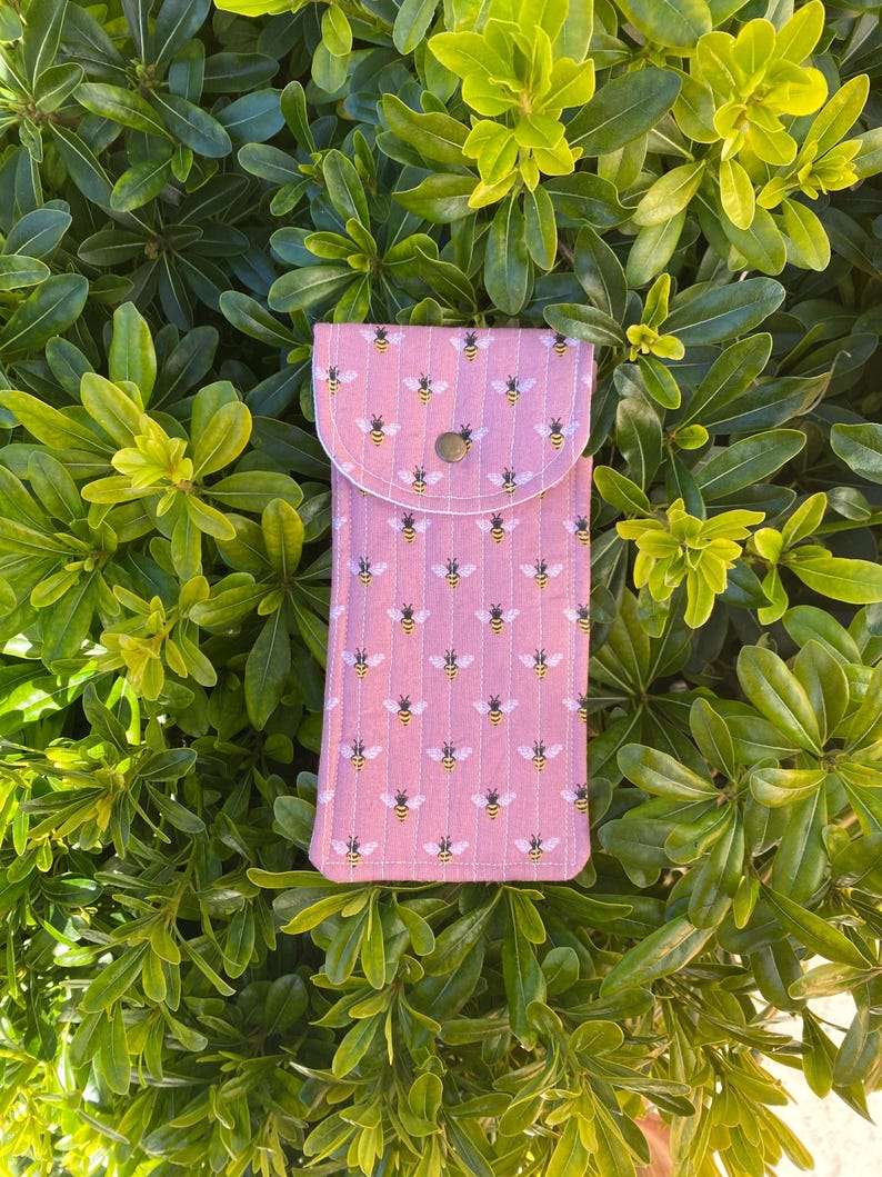 Pink Glass Case Glasses Case | Quilted | Handcrafted - Etsy