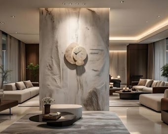 Reloj de pared moderno de 30 cm | Reloj de pared decorativo minimalista | Decoración contemporánea de lujo para el hogar