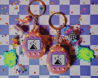 Tamagotchi Clicker Keychain