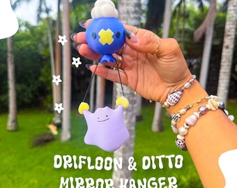 Drifloon + Ditto Car Charm