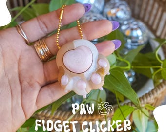 Paw Clicker Keychain