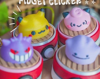 Pokemon Dim Sum Clicker Keychain