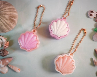 Seashell Clicker Keychain