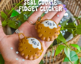 Seal Cookie Clicker Keychain