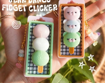 Bear Dango Clicker Keychain