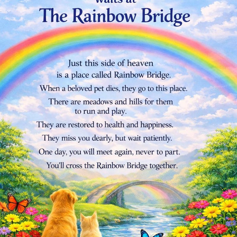 Hug Poem Free Images of Dog Heaven - Etsy