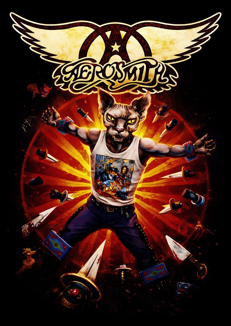 50 diseños de rock en semitonos, vol. 1, PNG de alta resolución (A2, A3, A4), descarga digital imagen 3