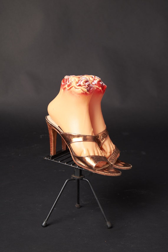 1990s Anne Klein Copper Heels Sandals