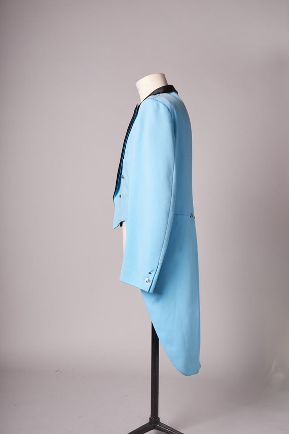 Baby Blue Circus Tux Tails Costume Jacket Blazer - image 5