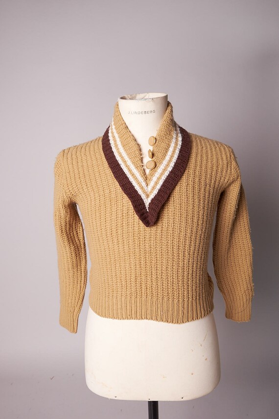 1950s Mod Pull Over Sweater - image 7