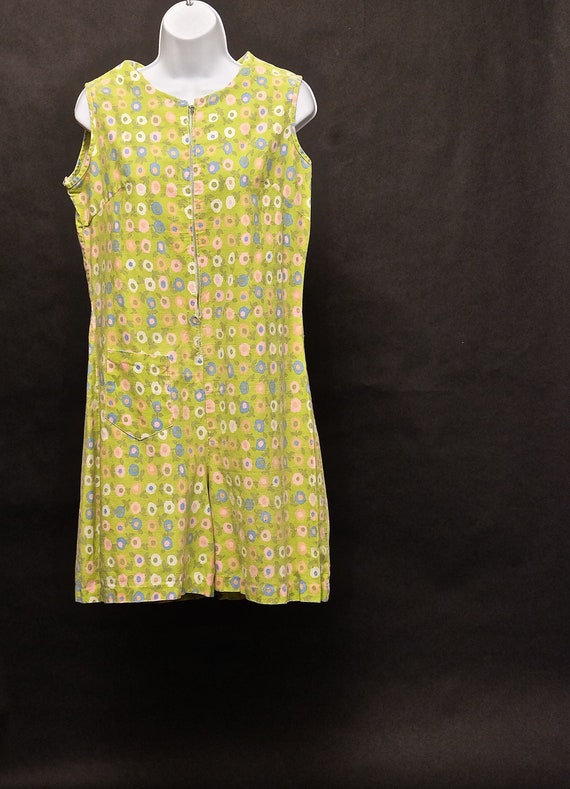 1960s Bright Flowered Romper