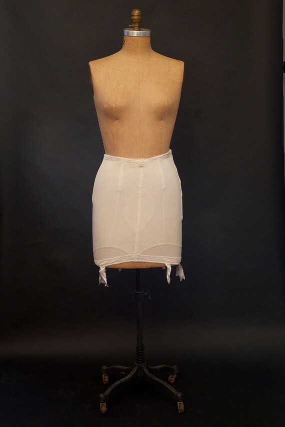 Vintage 1950s Girdle Zipped With Boning