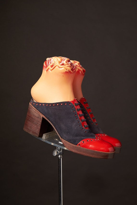 Louis Féraud 70's Original Collector's Platform Shoes 