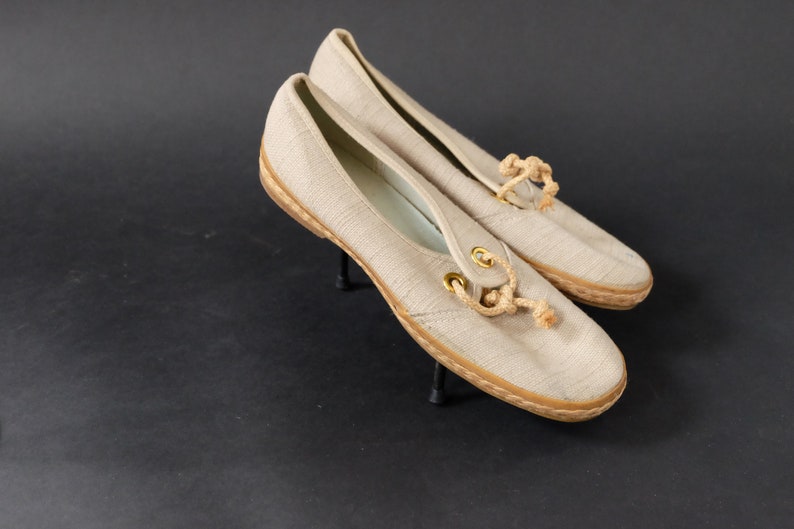 Vintage 1960s 70s Burlap and Hemp Sears Shoes Etsy Vintage 1960s 70s Burlap and Hemp Sears Shoes Etsy