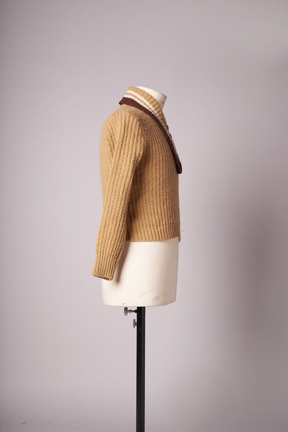 1950s Mod Pull Over Sweater - image 4
