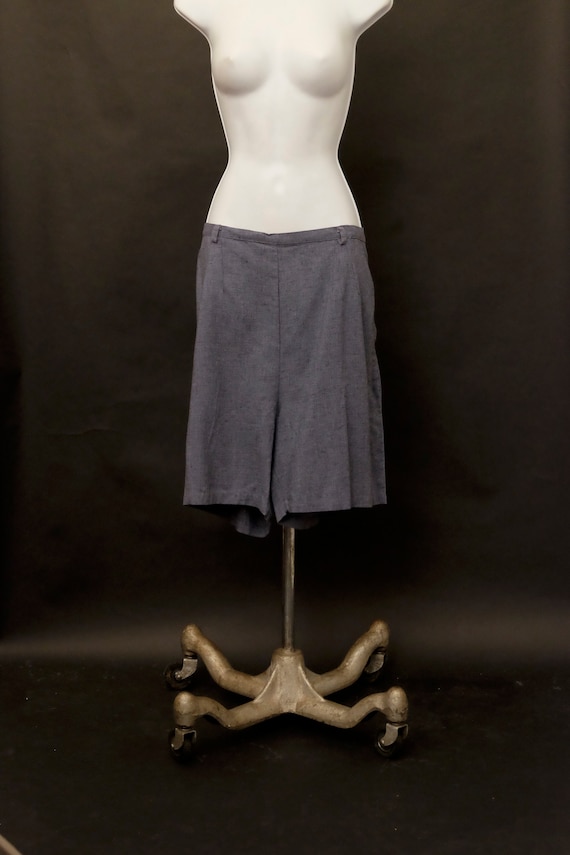 Vintage 1950s Light Cotton Tailored Shorts