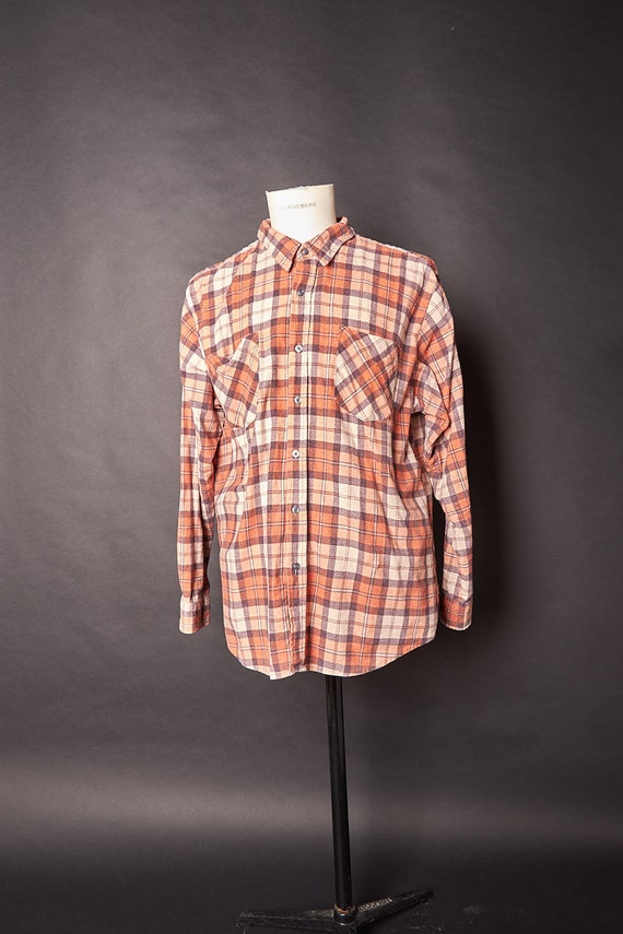 vintage flannel shirt 80s - Gem