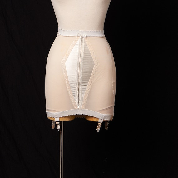 Vintage 1950s Girdle With Garter Clips