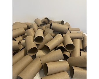 100 Clean Empty Toilet Paper Rolls Cardboard Tubes for Art Craft DIY Projects