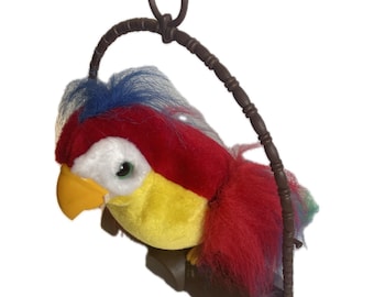 Vintage Pete The Repeat Talking Parrot Gemmy Industries 1991 WORKS SEE VIDEO