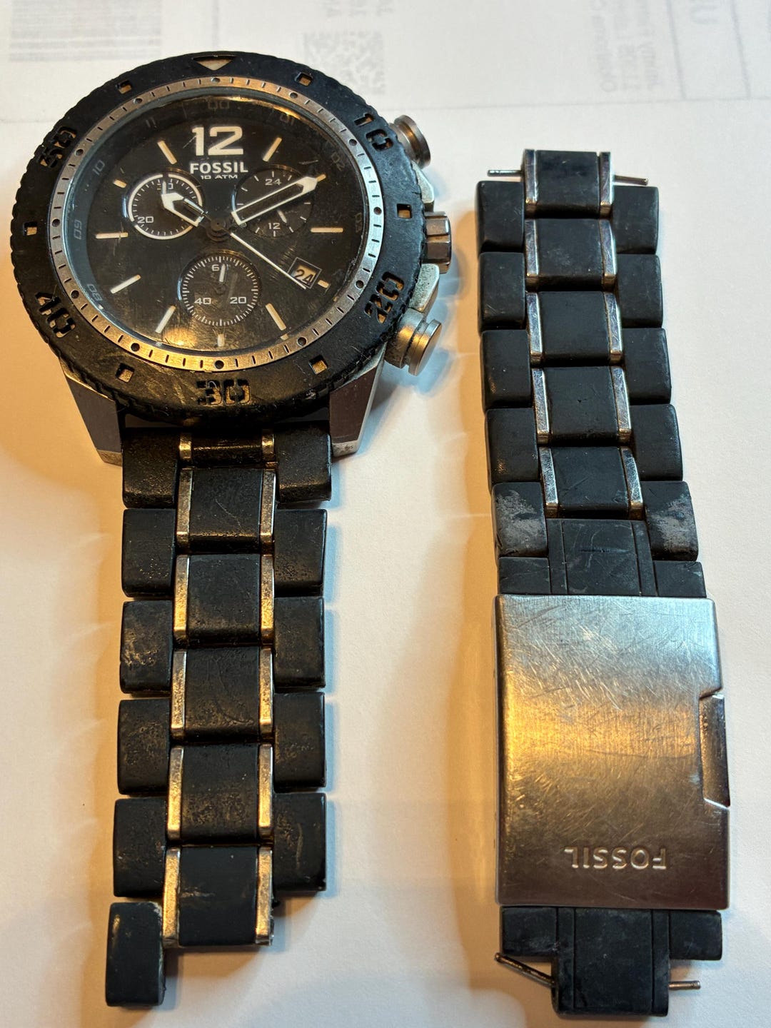 Fossil Quartz Chronograph Wrist Watch JR1234 48mm - Etsy