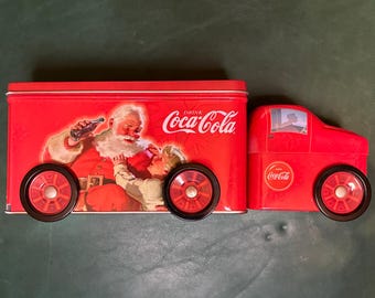 Coca-Cola Santa Claus Delivery Truck Tin