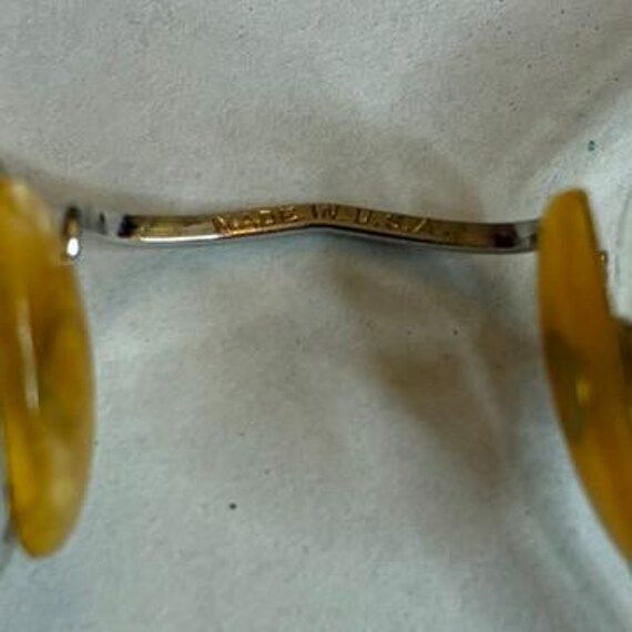 1950's Wire Frame Octagonal Glasses - image 4