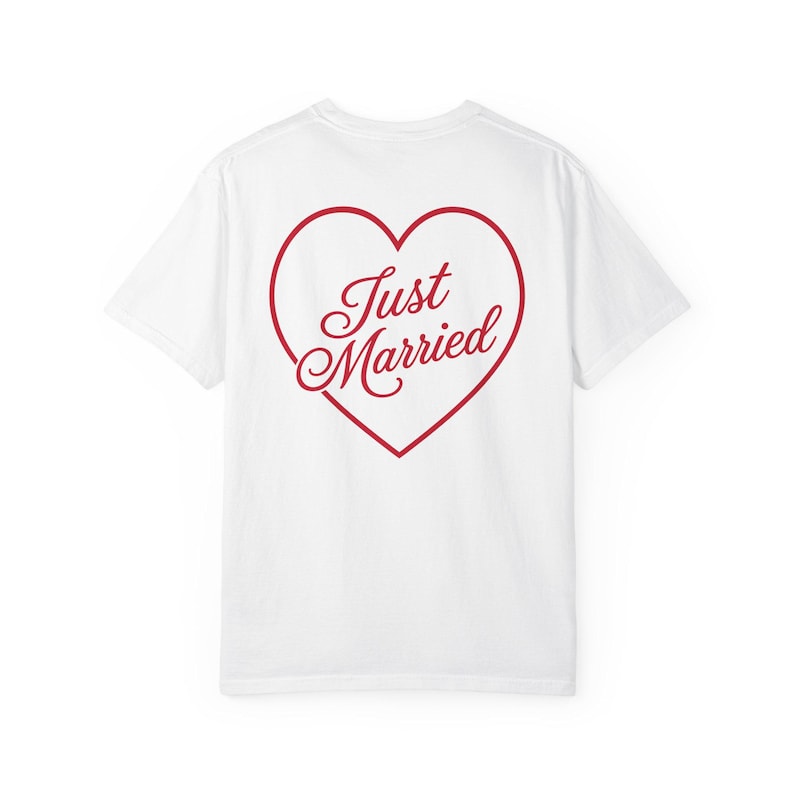 Just Married Shirts Mr and Mrs Gifts Honeymoon Outfits Matching Honeymoon Custom Couple Shirts Future Mrs Engaged Shirt, Mrs Personalized Bride Shirt | Custom Engaged Shirt, Custom Mrs Shirt, Custom Wife Shirt. Bachelorette Shirts. Custom Bachelorette Shirt. Bachelorette Party Shirts. Bride Shirt, Custom Bride, Custom Husband Wife Shirts This is a personalized getting ready outfit for wedding day or matching honeymoon outfits. Perfect for a wedding gift. It's a comfort colors 1717 shirt.