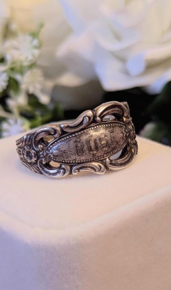 Heavy Artisan Spoon Ring in Solid 925 Silver | Si… - image 1