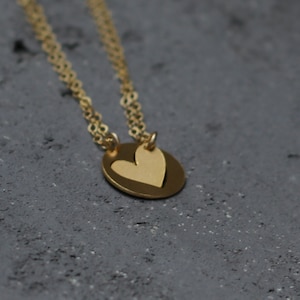 Matching Mother Daughter Heart Necklaces, Gold Interlock Heart Pendants, Mother Daughter Jewelry, Mother Daughter Gift, Matching Heart Charm
