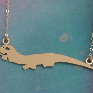 The Neverending Story Necklace, Falcor Necklace, Luck Dragon Necklace, Fantasy Jewelry, Movie Inspired, 80&#39;s Inspired