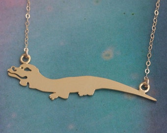 The Neverending Story Necklace, Falcor Necklace, Luck Dragon Necklace, Fantasy Jewelry, Movie Inspired, 80's Inspired