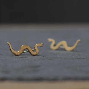 Snake Ear Climber, Snake Ear Crawler, Gold Ear Climber, Snake Earrings, Serpent Earrings, Snake Ear Cuff, Serpent Ear Climber, Snake Jewelry